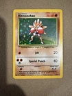 Hitmonchan Base Set Holo Rare 7/102 Wizards of the Coast 70 HP Pokémon Card