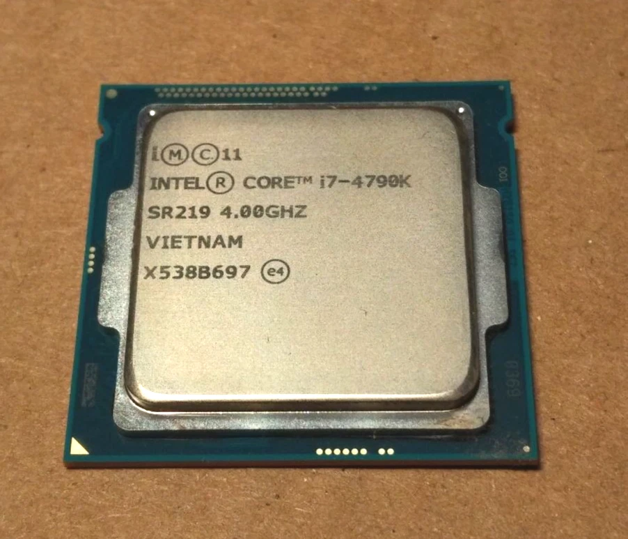 【美品】 Intel Core i7 4790K (LGA1150) Amazon.com: Intel Desktop Cpu I7-790 SR1QF Socket H3 LGA1150