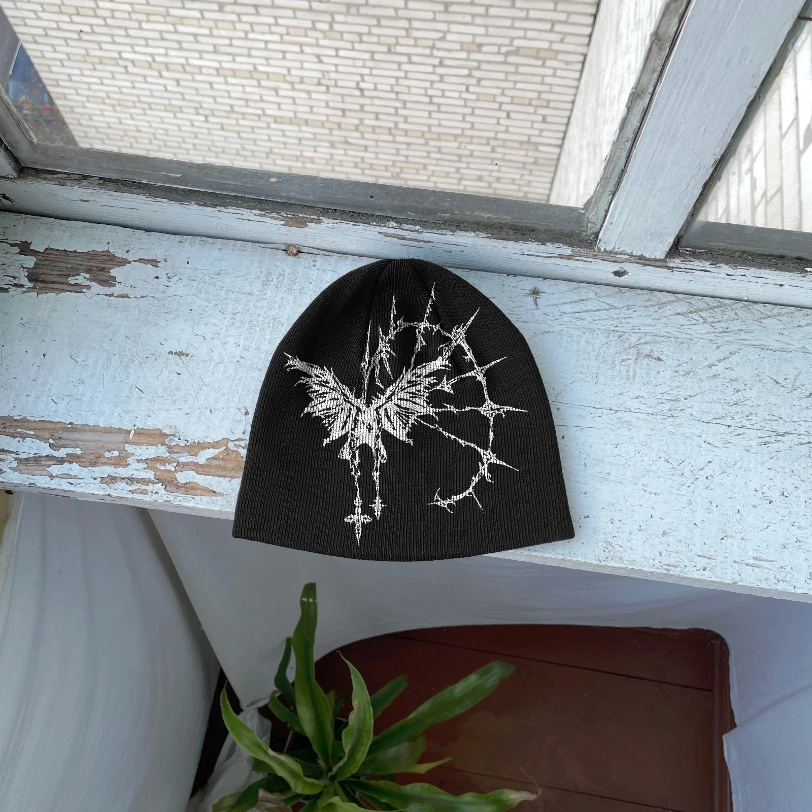 Fallen Angel Spider Web Beanie Hat – Opium Core Aesthetic Dark Grunge
Opens in a new window or tab