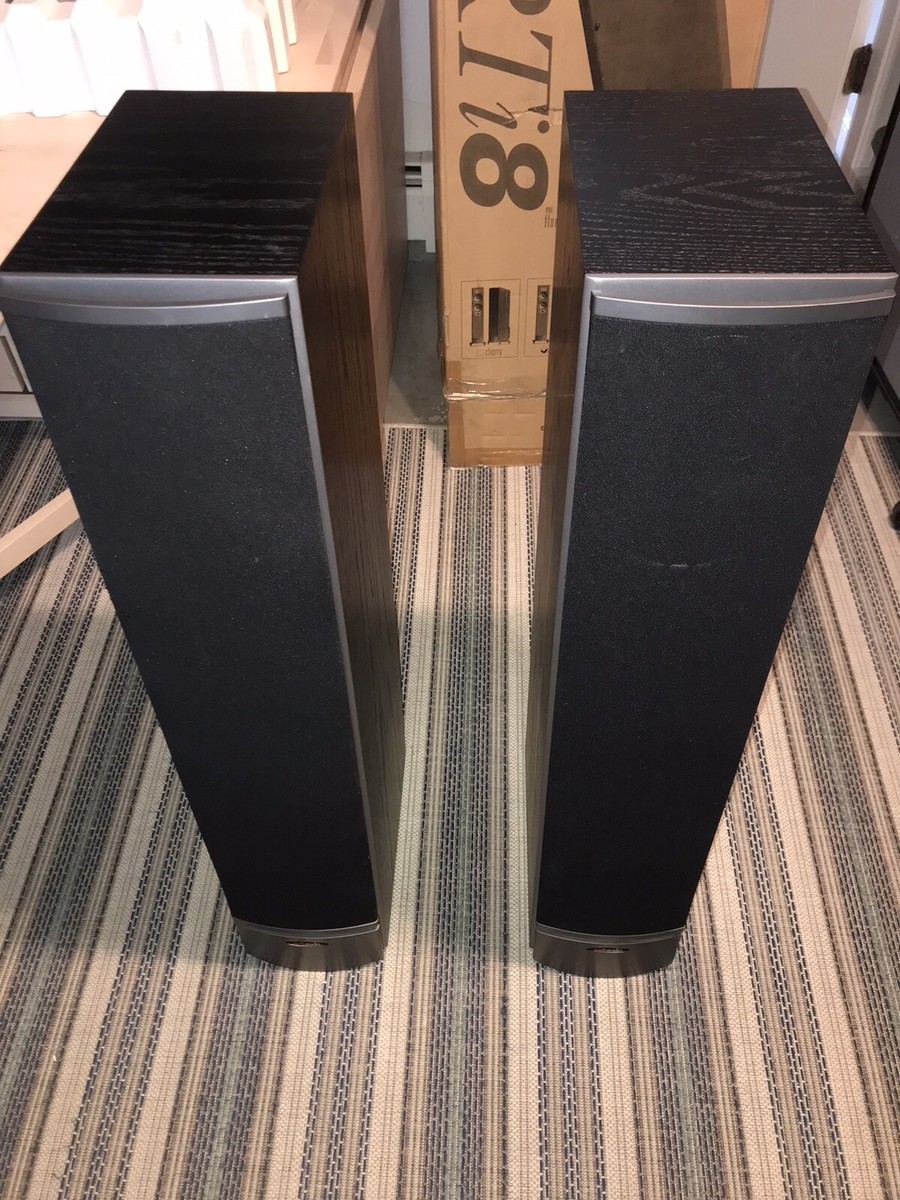 USED *pair* of Polk Audio RTi8 front speakers (black) | eBay