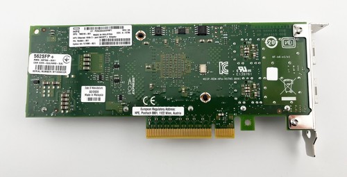 HPE 727055-B21 Ethernet 10Gb 2-Port 562SFP+ Adapter - Low Profile - 3YR Warranty - Picture 4 of 4