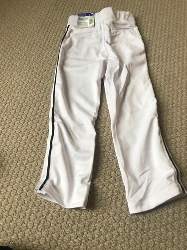 NEW Baseball Pants White Black Stripe Youth Small CHAMPRO Adjustable Length - Picture 5 of 6
