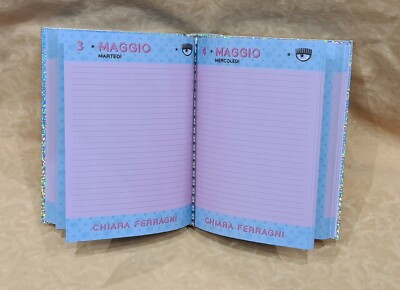 CHIARA FERRAGNI PIGNA DIARIO AGENDA 2021-2022 COPERTINA OLOGRAFICA
