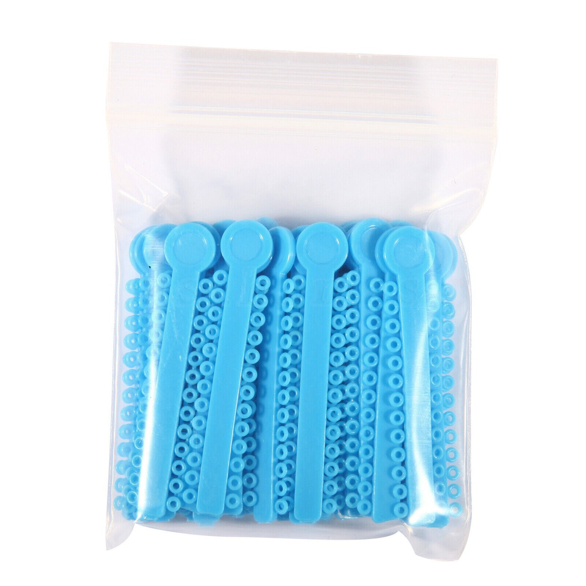 Recambios Oral B 1040 Unidades - Lazos De Ligadura Elastoméricas De Ortodoncia, Bridas O Bandas De Ligadura Dental. Gomitas O Ligas Para Brackets De Ortodoncia. (Rojo Pesas Ajustables - Foto 7