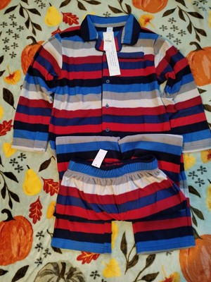 NWT Gap Kids Classic Coat PJ Set Polyester Fleece Winter Pajamas Size 10