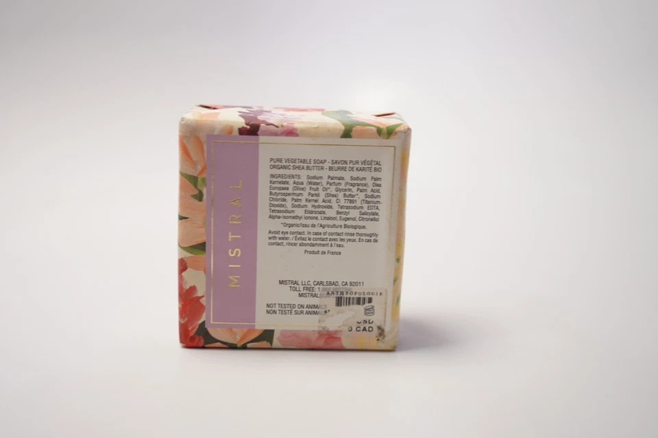 Jabón de lujo Snapdragon MISTRAL hecho en FRANCIA 7 oz manteca de karité vegetal puro Foto 2 de 2