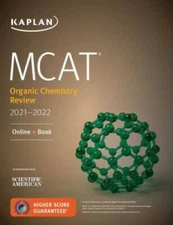 MCAT Organic Chemistry Review 2021-2022 (Kaplan Test Prep) - Paperback - GOOD