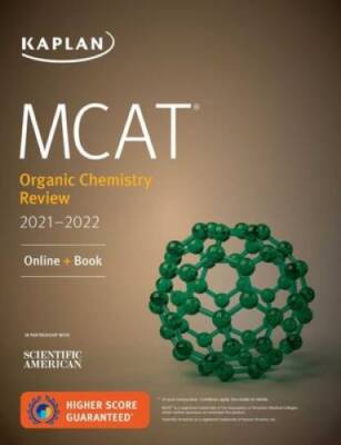 MCAT Organic Chemistry Review 2021-2022 (Kaplan Test Prep) - Paperback - GOOD