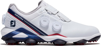 FootJoy Golf Shoes TOUR ALPHA TRIPLE BOA WIDE 55547 White Navy Red
