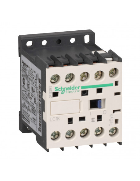 Contacteur TeSys LC1K 3P AC-3 440V 9A Schneider commutation synchrone et sécurisée 24Vca