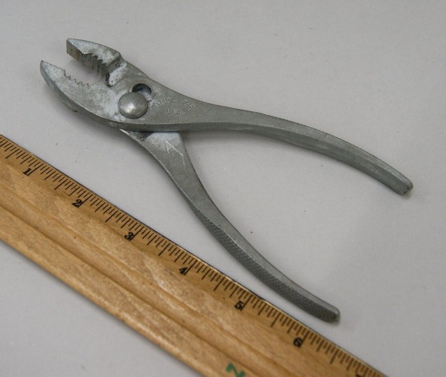 Vintage UTICA 76 SlipJoint Pliers 61/2" Long Knurled Grips USA Made, S7114 eBay