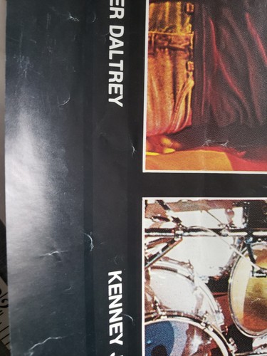 Vintage early rock band Poster THE WHO 1980 John, Kenny, Pete, Roger - Picture 11 of 13