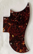 Guitar Pickguard For Gibson SG Special 2018 OD Mini Humbuckers,Brown Tortoise