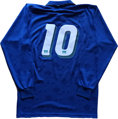 Maillot De Foot Vintage Italie 1994 Baggio Diadora - Taille L - Coupe Du Monde - Made In Italy