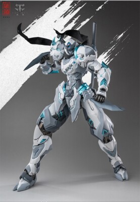 In Stock CangDao Model 1/72 CD-07W Ninja Zhan Ming White Ghost Version Figure