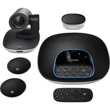 Logitech Group with Microphones HD Video Conferencing Bundle System with 10 Zoom