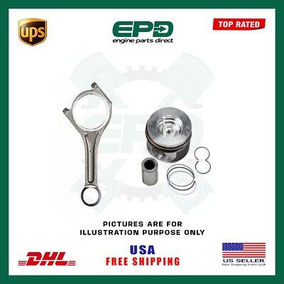 LAND ROVER 204DTA AJ200 ENGINE PISTON x1 WITH CONNECTING ROD x1 2.0L TWIN TURBO