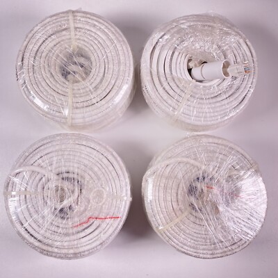 Lot of 4 UTP CAT5E Premade Cable 100ft Each New