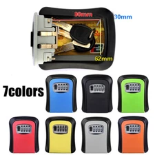 4Digit Combination Key Lock Box Wall Mounted Safe Security Storage Case Organize