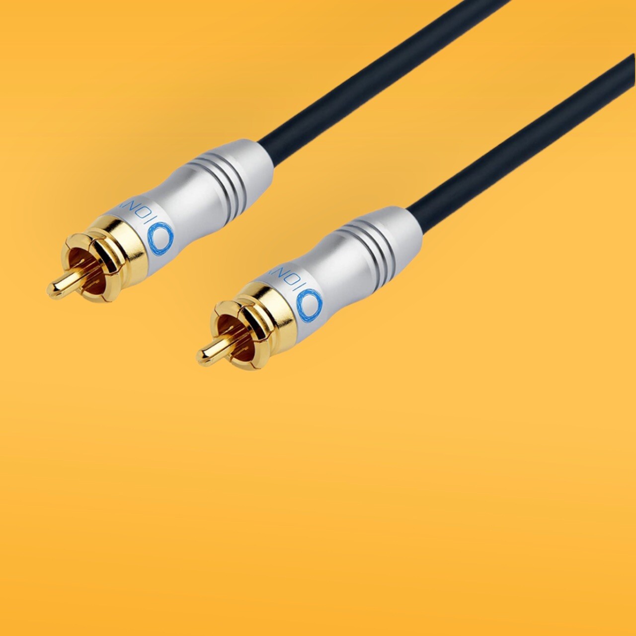 ONYX Pro Series Subwoofer Cable RCA to RCA Male Gold Plated Connectors