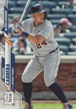 2020 Topps Update #U-184 MIGUEL CABRERA Detroit Tigers {BOX 22 A3}