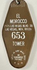 El Morocco 2975 Las Vegas Blvd. So., Las Vegas, Nevada 89109 Hotel Room Key #653