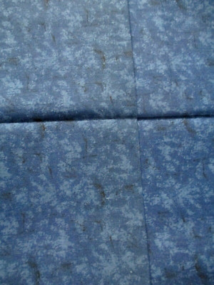 Fabric Red Rooster Navy Blue 2-Tone 2 Pcs Identical $2.25