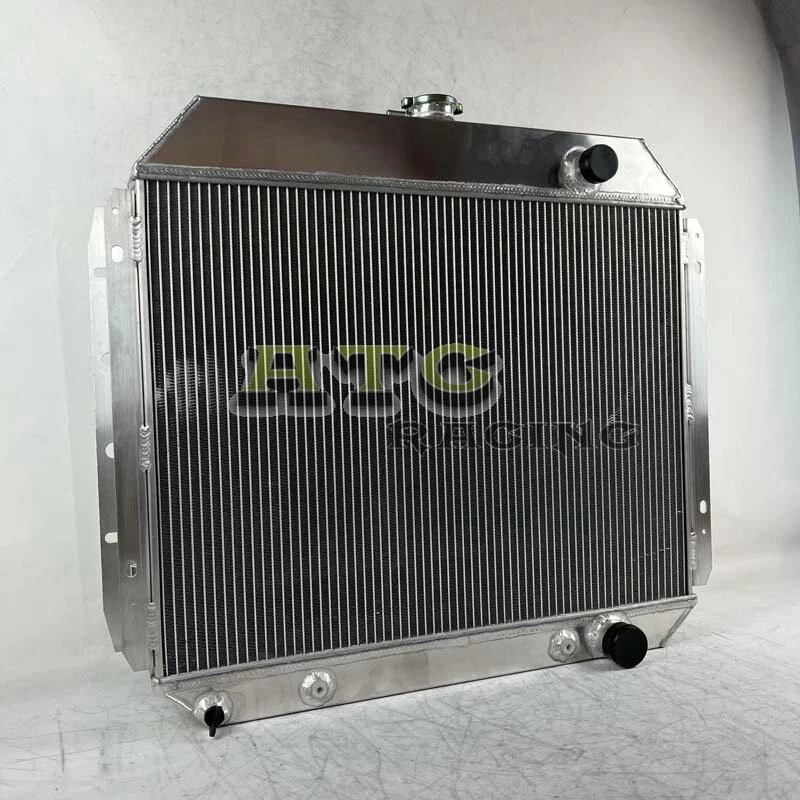 Radiador de alumínio 3 fileiras para 1968-1979 Ford F-100 F-150 F-250 F-350 L6 motor AT - Imagem 2 de 4