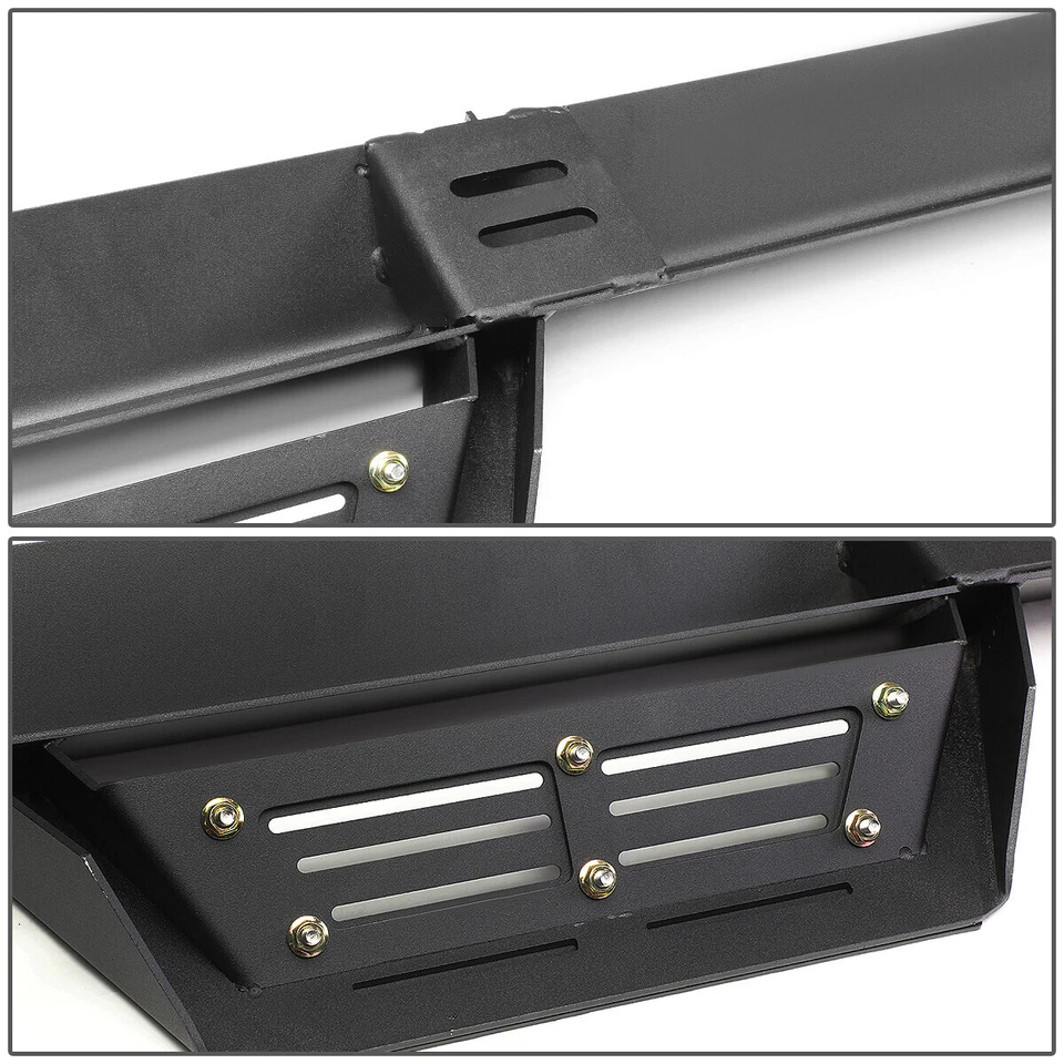 Para Ram 1500 2009-2022 cabina y media 3" OD escalón lateral barra Nerf estribo negro Foto 4 de 4