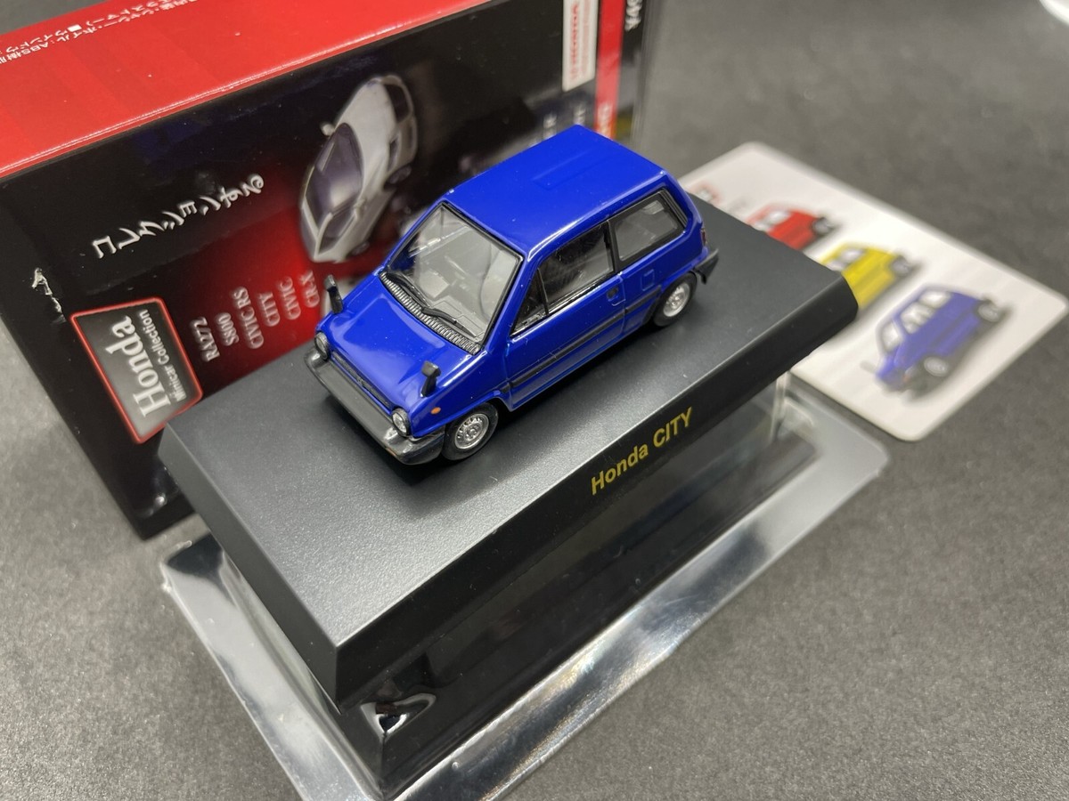 Kyosho 1/64 Honda collection CITY Blue diecast model car