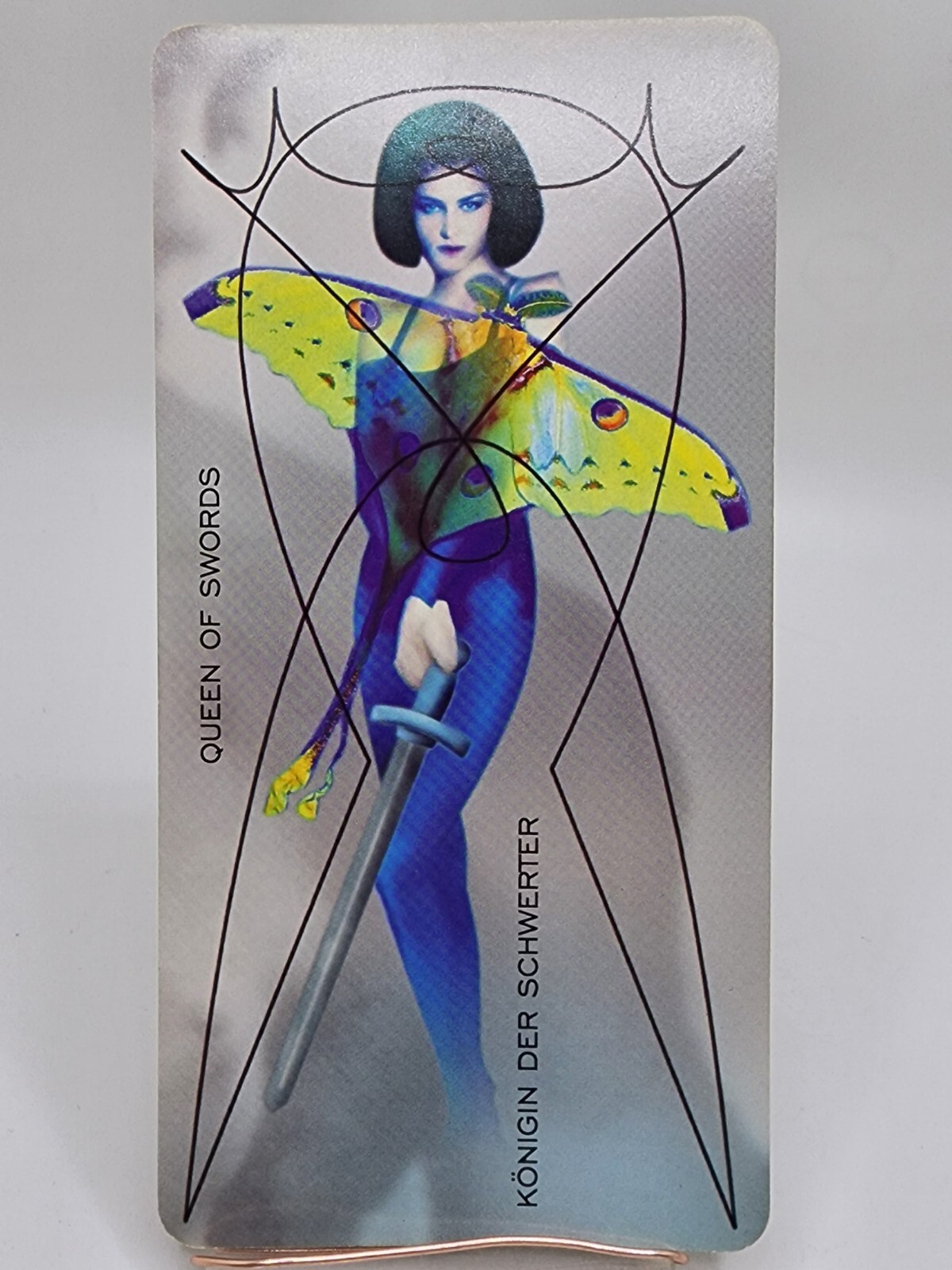Queen Of Swords Tarot Card From Adrian Tarot Deck Single Card Art eBay