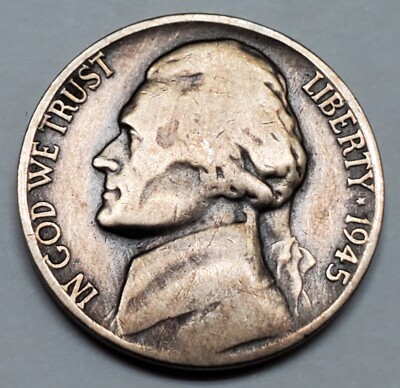 1945年 アメリカ 1セント ミントマークなし ミントマークのないコイン