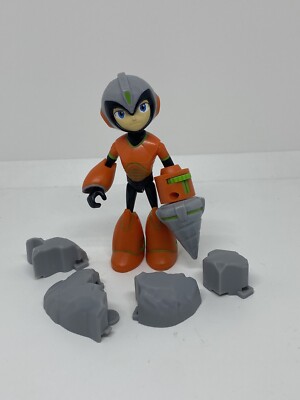 Mega Man Fully Charged Deluxe Series Mega Man Drill Man Schematics Action Figure