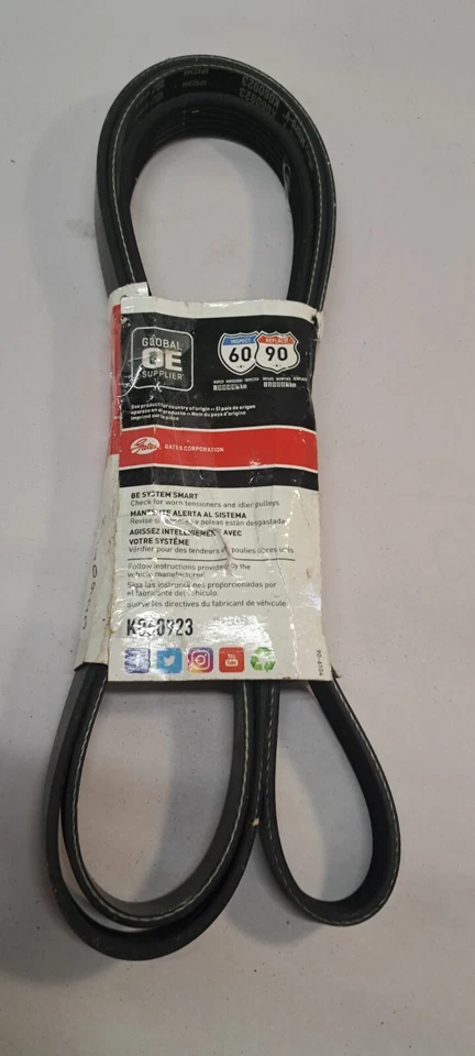 Cinturón Serpentine Gates K080514HD para Select 02-07 Hino Nuevo Flyer Orion Bus Modelos Foto 2 de 4