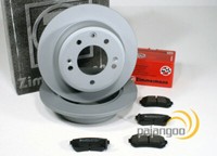 Zimmermann Bremsscheiben 284 Mm BeläGe Hinten FüR Hyundai Santa Fe I