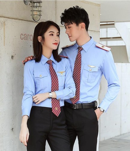 Women's Pilot Uniform Flight Captain Blazer Coat Formal Flight Attendant Costume - Picture 30 of 30