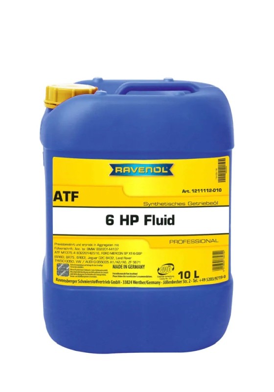 Huile ATF 6HP 10L contre les à-coups de boîte BMW 83220144137 et VAG