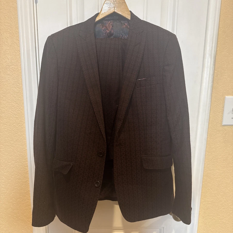 Geraud Gianni Geraud Mens Long Pant Suit Size 40 Jacket & 38” Pant - Image 3 of 4