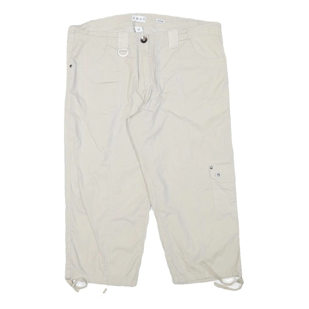 Tianerhay Bermuda cargo da donna, mimetico, in cotone militare, casual, da lavoro, vestibilità ampia, multi tasche, abbigliamento estivo all'aperto, Marina Militare, 34