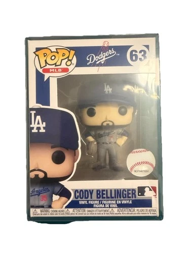 Funko Pop! MLB Cody Bellinger #63 Los Angeles Dodgers Away Jersey Figure