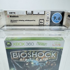 BioShock (Microsoft Xbox 360, 2007) 2K NEW Sealed (not VGA CGC) WATA 9.6 A+