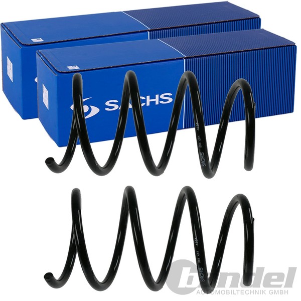 2X Sachs Fahrwerksfedern Satz Vorne Passend FÜR BMW 5 Links+Rechts | 998 481-image