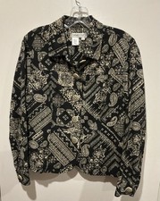Coldwater Creek Silk Blend Jacket. Size M