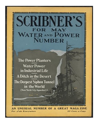 Vintage Scribner's Magazine Cover Wandkunst Industrielle Szene Wandkun