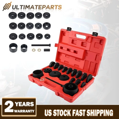 23 pcs Front Wheel Drive Bearing Removal Press Adapter Puller Pulley Tool Kit