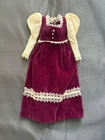 Vintage Barbie Outfit #3431 Victorian Velvet dress only