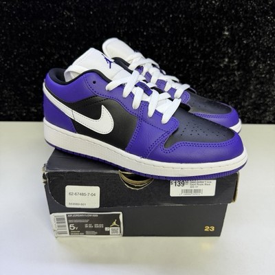 Jordan 1 Low Court Purple Black 5Y brand new