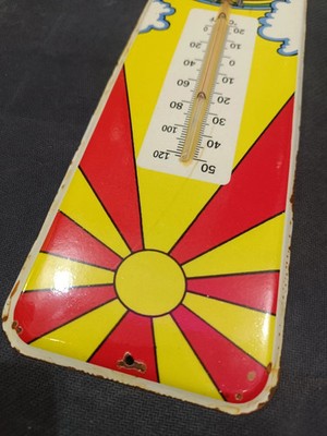 Farbe voll 7up Vintage Modell Thermometer Platte Ware Werbung Laden