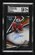 2022-23 Bowman U Best of 2022 Auto Julian Fleming #BA-JF SGC 7 Auto 1la9