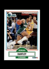 Adrian Dantley 1990-91 Fleer Basketball #39a Dallas Mavericks